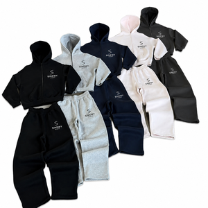 Conjunto Deportivo para Hombre de Alta Calidad, Tejido de Felpa Gruesa, Transpirable, con Sudadera con Cremallera y Pantalones Deportivos, Personalizable - Product Image 2