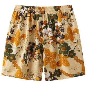 Shorts d'été pour hommes 100% polyester style vintage sport natation taille mi-haute vente en gros maillots de bain adultes service OEM anti-UV séchage rapide - Product Image 2