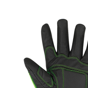 Gants de sécurité en cuir de vachette robustes pour la construction, avec paume en cuir et manchette en toile, pour le soudage - Product Image 2