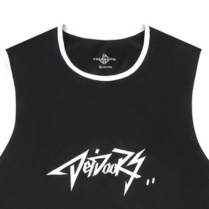 ชุดบาสเก็ตบอลสไตล์ใหม่ล่าสุด ดีไซน์ใหม่ ชุดบาสเก็ตบอลแบบไม่มีแขนเสื้อ - Product Image 4