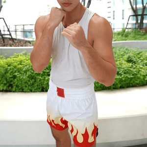 บริการ OEM กางเกงซับลิเมชั่น MMA มวยไทย สำหรับฝึกซ้อม ทนทาน ระบายอากาศได้ดี ชุดกีฬาสำหรับชกมวย มวยไทย กางเกงซ้อม - Product Image 6