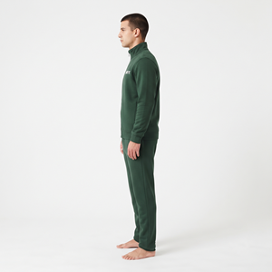 Survêtement de sport pour homme avec logo personnalisé, fermeture éclair intégrale, jogging, vêtements de fitness, 2 pièces, vente en gros - Product Image 3