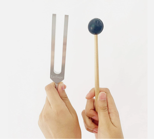 ส้อมเสียง 528 เฮิรตซ์ พร้อมค้อนซิลิโคน ผ้าทำความสะอาด ไวโอลิน/กีตาร์/เปียโน - Product Image 2