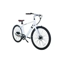 Bicicleta Eléctrica Urbana para Hombre 700c E-Dutch, Transmisión por Correa, Motor sin Escobillas de 350W, Batería de 36V, Cuadro de Aleación de Aluminio, 32km/H, 40-50km, CE