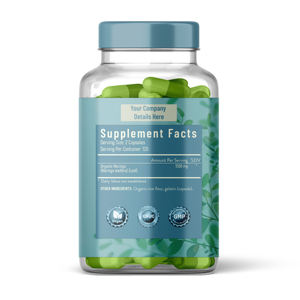 Capsules de Moringa de qualité supérieure, complément alimentaire à base de plantes antioxydant, 100% pur et biologique, santé digestive, produit d'exportation premium pour - Product Image 2