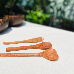 ช้อนไม้มะพร้าวจากโรงงานเวียดนาม สำหรับทำอาหาร ใช้เสิร์ฟ ใช้ในครัวเรือน และร้านอาหาร - Product Image 4