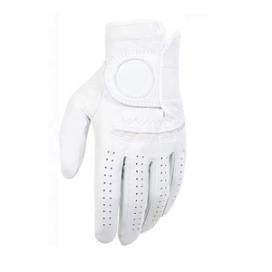 Gant de golf unisexe Wegsy Sports PMfr en PU avec logo personnalisé, main gauche, antidérapant, perforé, à enfiler avec fermeture auto-agrippante - Product Image 3