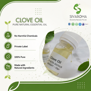 Fabricant et fournisseur d'huile de clou de girofle de haute qualité pour les produits de soins de beauté, les formulations aromatiques et l'industrie en vrac - Product Image 1