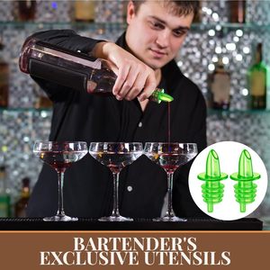 Venta de pedidos pesados, botellas de cóctel, utensilios de plástico ecológicos, vertedor de licor, dispensador de bebidas de vino, herramientas de barra de pico - Product Image 5