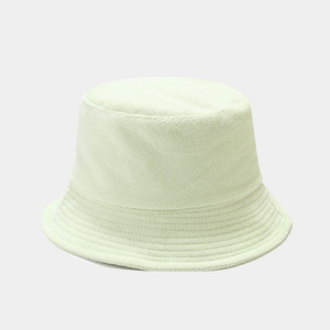 Wholesale Custom Logo 100% Cotton Men Women Soft Blank Terry Towel <b>Bucket</b> <b>Hats</b> - Product Image 6