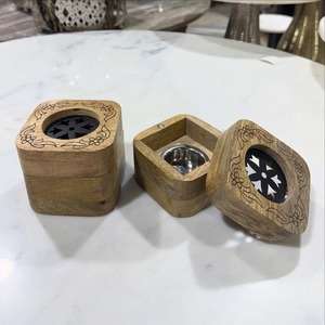 Premium Sandalwood Style Arabic Bakhoor Burner Luxury Resin <b>Incense</b> <b>Holder</b> for Home Fragrance - Product Image 2