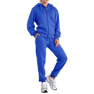 Nuevo Conjunto Deportivo de Manga Larga para Mujer, Sudadera con Cuello Alto, Pantalones a Rayas, de Alta Calidad - Product Image 5