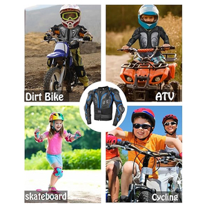 Professional Breathable Plus Size Motorcycle <b>Racing</b> <b>Jacket</b> Leather Biker Gear with Protective Padding for Road and Track - Product Image 4