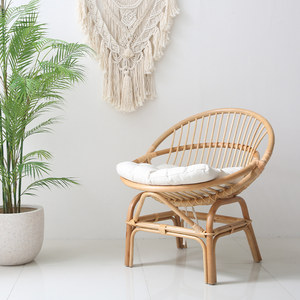 Sillas de ratán, últimas novedades en muebles para comedores, silla blanca tejida a mano al por mayor - Product Image 2