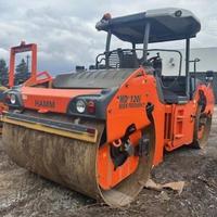 Rouleau compresseur routier vibrant à double tambour Hamm HD+120IVV HF d'occasion 2019 à vendre avec moteur d'origine