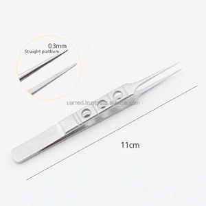 Gillies-Pinzas de tejido Dental, pinzas de aluminio de algodón y vendaje, pinzas de tejido, pico curvo dentado quirúrgico - Product Image 6