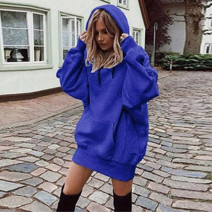 Sudadera con Capucha para Mujer de Alta Demanda, con Logotipo Personalizado, Estilo Casual, Corta, Oversize, Transpirable - Product Image 4