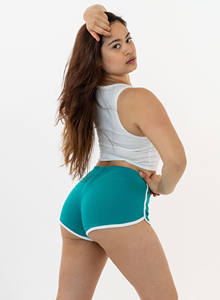 Shorts de course pour femmes personnalisés, respirants, légers, à séchage rapide, coupe ajustée, double couche, pour l'entraînement et la gym - Product Image 6