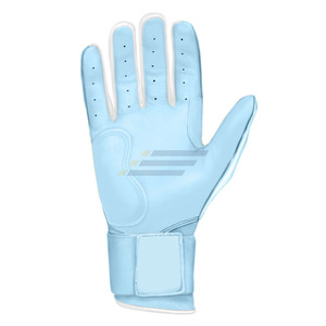 Gants de frappeur de baseball et softball OEM personnalisés en cuir de chèvre, protection des mains, fermeture auto-agrippante, durables, séchage rapide, respirants - Product Image 5