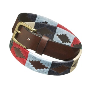 Ceintures de polo en cuir d'Argentine en gros, couleur noir/marron, taille personnalisable, fabriquées en Inde, OEM bienvenu - Product Image 1