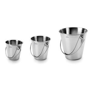 Set di 3 mini cestini per snack Lacor in acciaio inossidabile per la presentazione di alimenti - Product Image 2