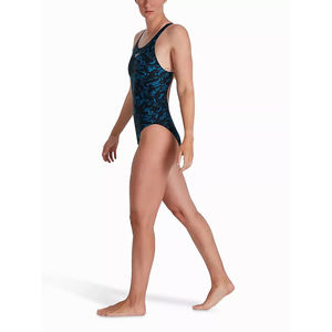 Maillot de bain une pièce à carreaux imprimé personnalisé pour femme, prix abordable, taille adulte, avec soutien-gorge intégré, technique de teinture unie, service OEM - Product Image 6