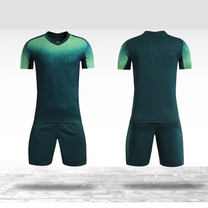High Quality Breathable Short Sleeve Soccer Football Uniform Jersey 100% <b>Polyester</b> Custom Blank <b>Shirt</b> Summer All Season - Product Image 2