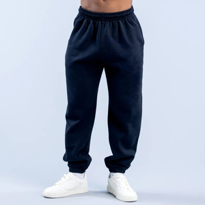 Vêtements de sport de qualité supérieure, logo imprimé, pantalon de jogging pour hommes, couleur bleue personnalisée, avec poches latérales - Product Image 5