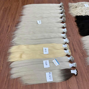 SUPER OFERTA Extensiones de cabello de queratina en colores surtidos tipo piano, puntas planas y en U, listas para enviar, color personalizable, cabello humano vietnamita - Product Image 4