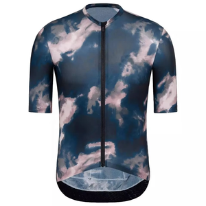 เสื้อจักรยานผู้ชาย โพลีเอสเตอร์ ไนลอน ผ้าเจอร์ซีย์ คุณภาพสูง สำหรับกีฬากลางแจ้ง ผ้าโพลีเอสเตอร์ เสื้อจักรยานผู้ชาย - Product Image 6