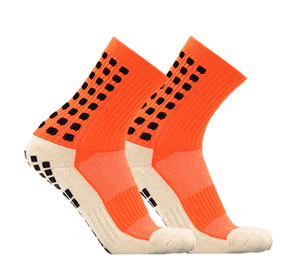 Wholesale Cotton/Bamboo Fiber Youth <b>Socks</b> Knitted Crew Football Grip <b>Socks</b> Personalize Design Non Slip Unisex <b>Socks</b> for Soccer - Product Image 4