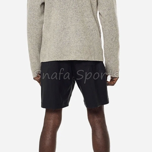 กางเกงขาสั้นหนังผู้ชายสำหรับฤดูร้อนและสวมใส่ต่อสู้ แฟชั่นใหม่ กางเกงขาสั้นลำลองผู้ชาย หนังแท้ 100% - Product Image 2