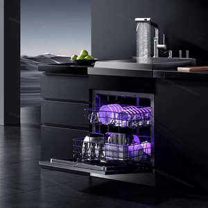 12set appartamento di piccole <span class=keywords><strong>dimensioni</strong></span> 600mm lavello integrato ad ultrasuoni incorporato lavastoviglie in acciaio inox 304 lavelli da cucina - Product Image 2