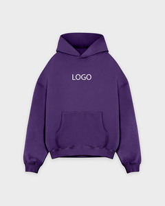 Wholesale Mens Blank Fleece Hoodies Custom Embroidery High GSM Cotton Street Fashion Sweatshirt Manufacturer - Product Image 5