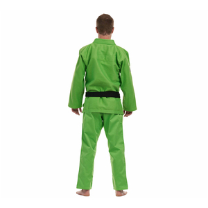 YQ <b>Red</b> Karate Gi Uniform 100% Cotton Unisex Adult Martial Arts Wear Durable Plain Dyed Style 160g with <b>Belt</b> - Product Image 5