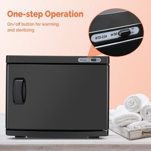 Hot Towel Warmer Facials Cabinet Black Aluminum Esthetician Towel Heating Chamber for Salon Hotel Supplies Salon Accessories - Product Image 5