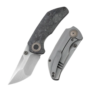 Couteaux pliants de poche compacts avec lame de coupe de précision et manche durable pour le camping en plein air, la randonnée, la pêche, les voyages - Product Image 1