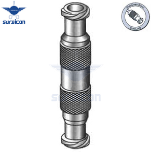 Adaptador de Transferencia de 7.5 cm / 3 pulgadas con Bloqueo Seguro, Adaptador de Transferencia Quirúrgico de Acero Inoxidable para Jeringas e Instrumentos de Liposucción - Product Image 3