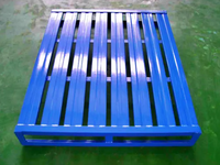 Support de palette suspendu FinePunch à 5 niveaux, robuste, en métal bleu, avec cadre principal en acier galvanisé et revêtement en poudre, pour récupération automatisée