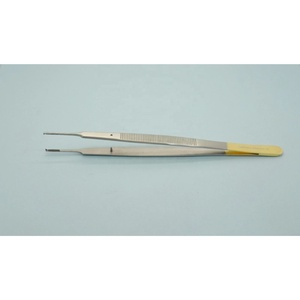 Pinces à tissus professionnelles TC Gerald 1x2 à dents, réutilisables, pour la chirurgie thoracique et cardiovasculaire - Product Image 1