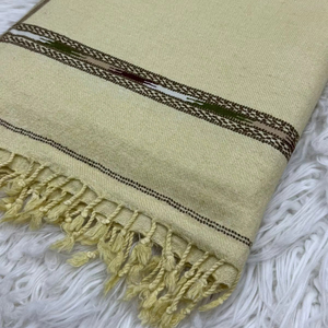 Châle en pure laine et cachemire pour homme, doux et chaud, long, élégant, formel, traditionnel, écharpe d'épaule pour l'hiver - Product Image 1