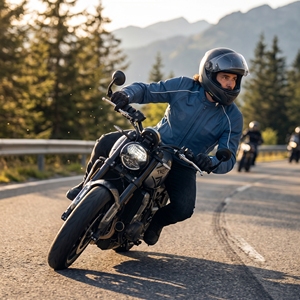 Chaqueta de Motocicleta Impermeable de Cordura para Hombre, Transpirable, Perforada, Duradera, Equipo de Protección para Motociclistas para Todas las Estaciones - Product Image 5