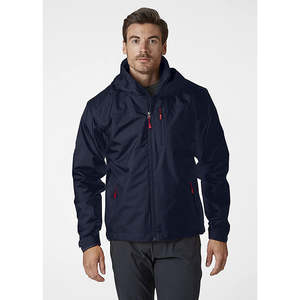Veste imperméable coupe-vent à capuche pour homme en toile respirante, idéale pour l'extérieur, avec logo frontal - Product Image 2