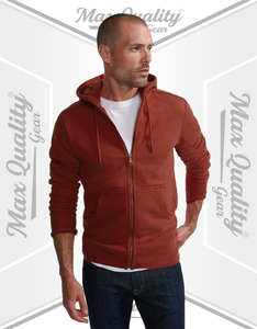 Sweat-shirt à capuche zippé pour homme, veste en polaire confortable pour l'entraînement, le jogging et le style décontracté - Product Image 2