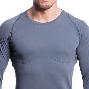 Nueva Camiseta de Compresión de Alta Calidad para Hombre, Transpirable, Moldeadora de Abdomen, 90% Poliamida, 10% Elastano, con Tecnología de Transferencia de Calor - Product Image 4