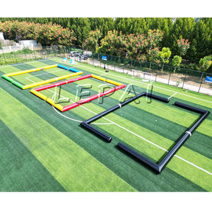 Terrain de football gonflable commercial en PVC 3v3 <span class=keywords><strong>pour</strong></span> la rue, arène sportive gonflable, terrain de football <span class=keywords><strong>pour</strong></span> les fêtes d'enfants, vente chaude - Product Image 2