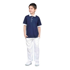 Combinación Premium Mejor diseño Uniforme deportivo para niños Camiseta de manga corta con pantalón de chándal - Product Image 4