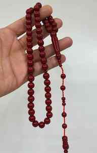 Tasbih musulman 8mm 10mm 33 45 51 perles en résine agate, chapelet de prière islamique, cadeau de l'Aïd Ramadan pour Muhammad - Product Image 6