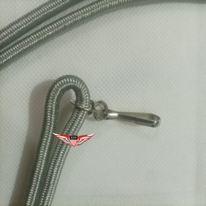 สายคล้องคอสีเทาหรือสีเงิน สายร้อยนกหวีด ด้ายไหมสีเทา ขายส่ง คุณภาพดีที่สุด - Product Image 2