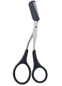 Kit de 3 Piezas para Recortar Cejas, Tijeras de Acero Inoxidable con Peine, Pinzas y Depiladora para Eliminar el Vello Facial - Product Image 4